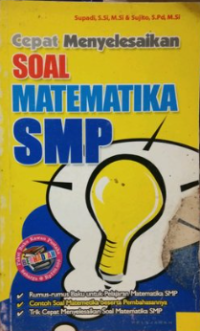 Image of Cepat menyelesaikan soal matematika smp